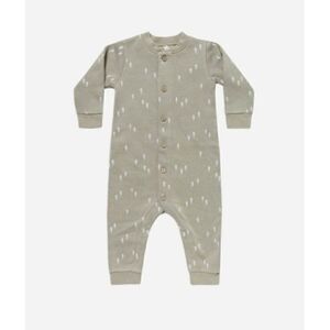 NWT! Rylee + Cru Fleece Long John In Winter Woods, Size 6-12M